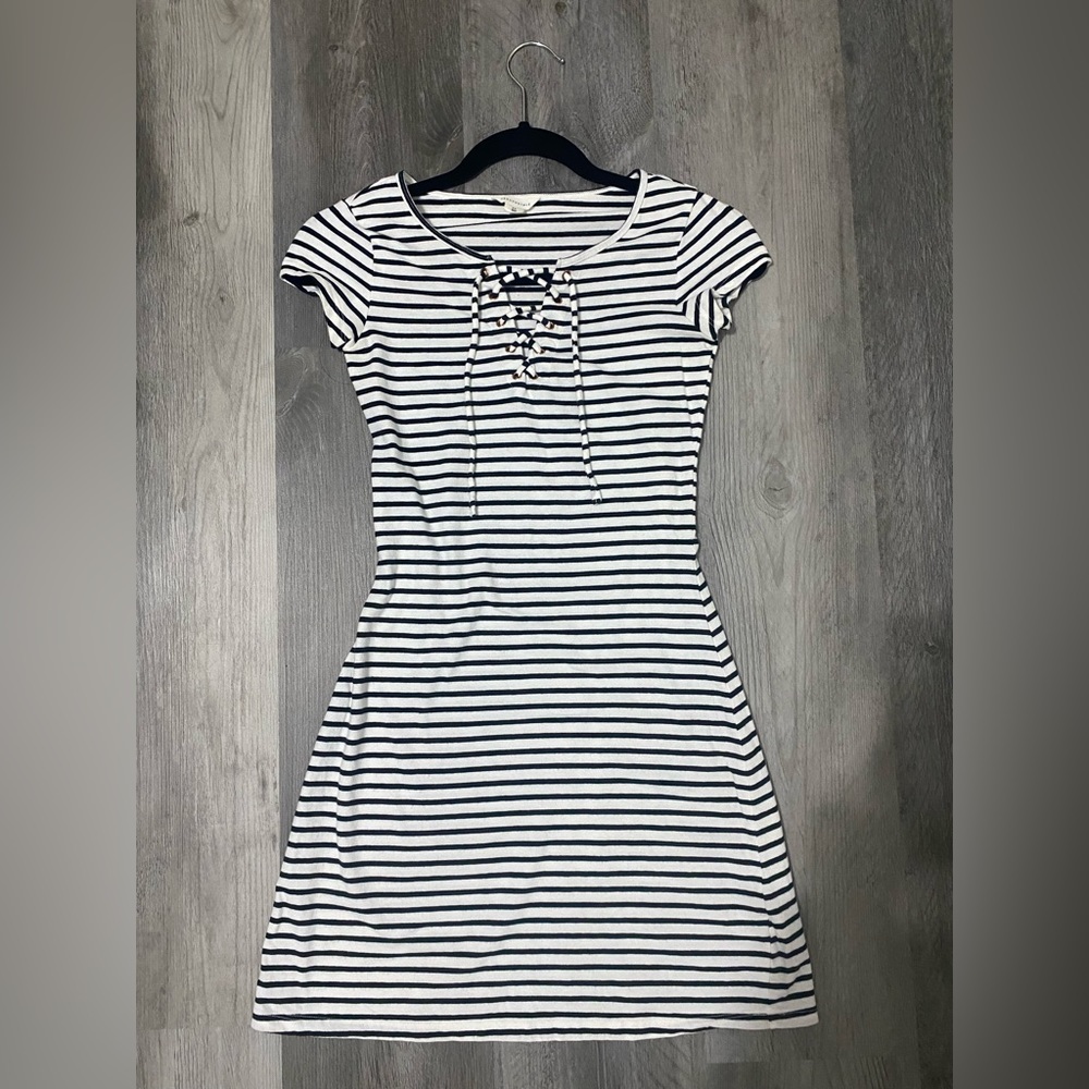 Stripped Tumblr Cotton Dress